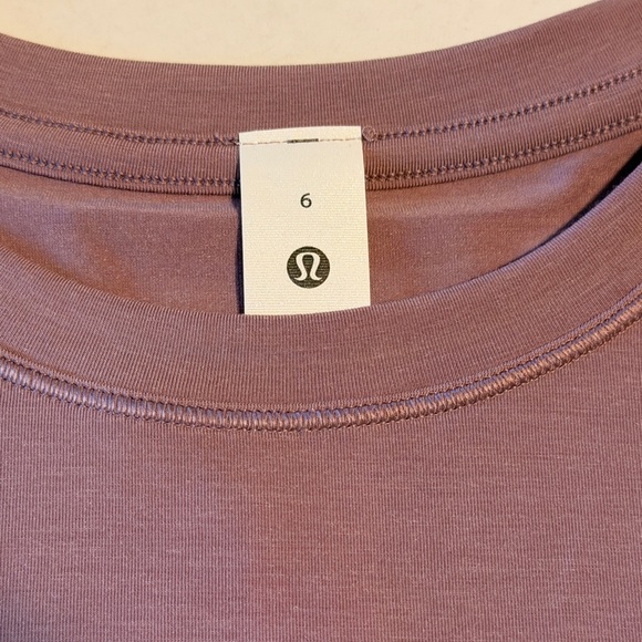 NWT Lululemon Jersey Training Short-Sleeve Shirt Lavender Lux Size 6 - Picture 5 of 7